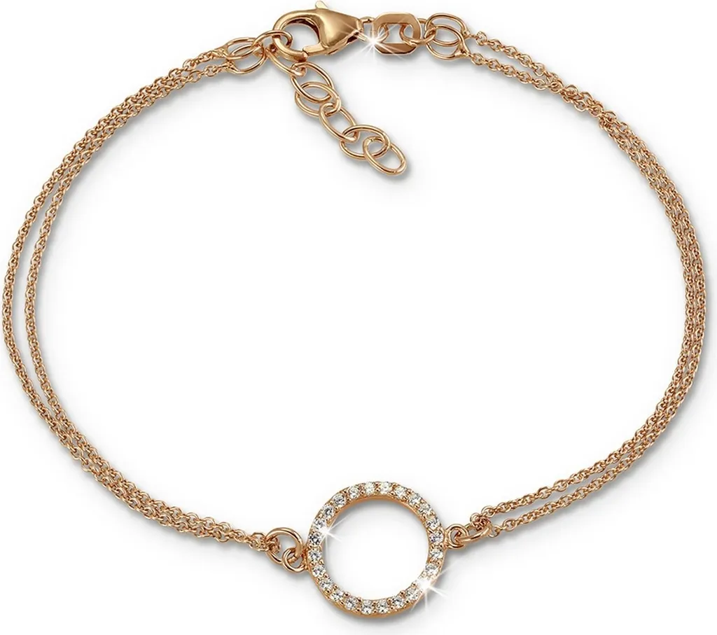 Bracelet argent hypoallergénique 19cm zircons ne ternissant pas