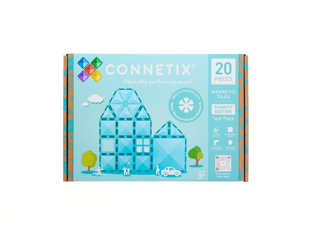 Connetix Tiles Magnetic Kit - Charity-Paket - Türkis