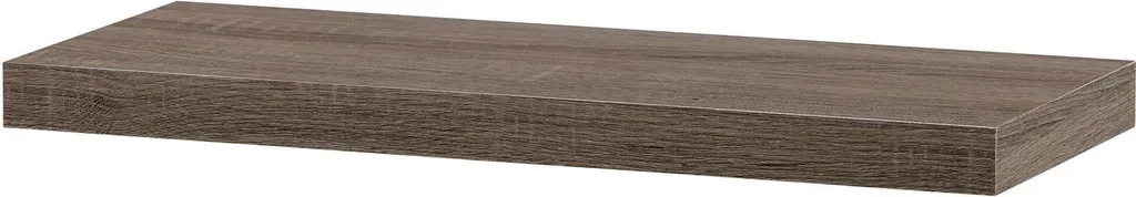 Etagère murale chêne foncé sonoma avec fixation invisible 60cm
