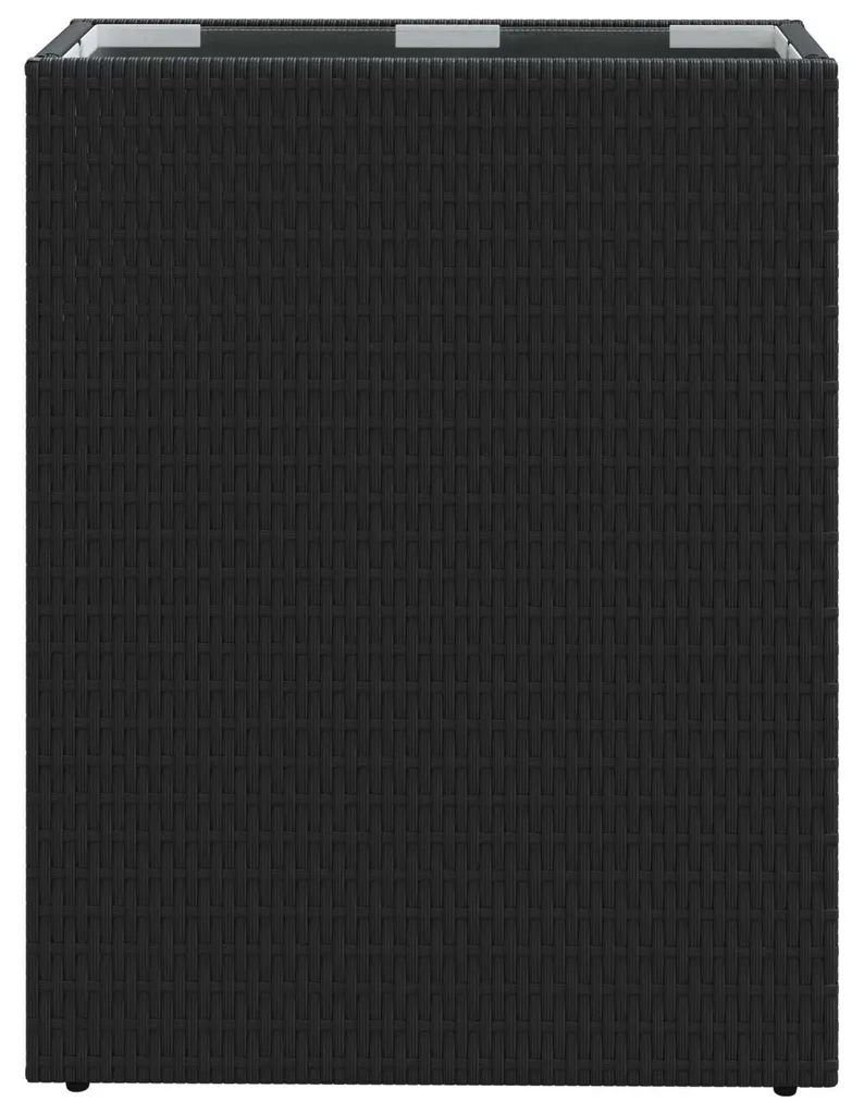 Jardinière haute polyrotin 55x22x70 cm pour protéger vos fleurs - 4