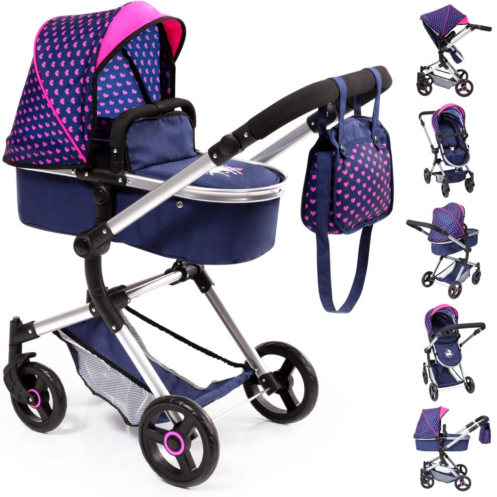 Poussette de poupée combinée Vario Licorne Image du produit 