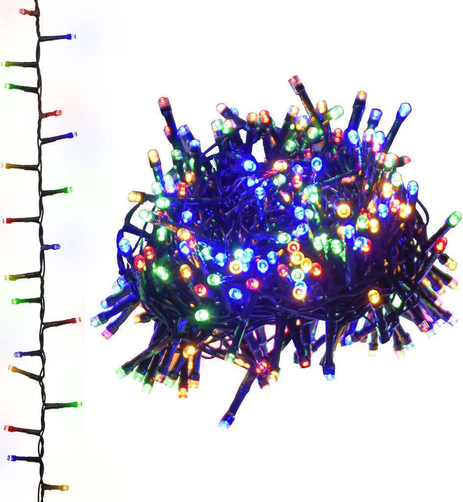 LED-Lichterkette mit 2000 LEDs Mehrfarbig 45 m PVC