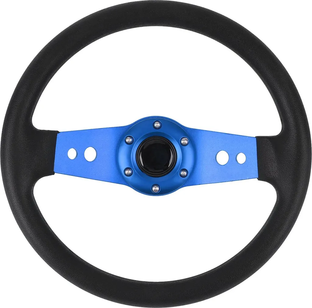 Volant de voiture 13 pouces bleu pour remplacer un volant usé