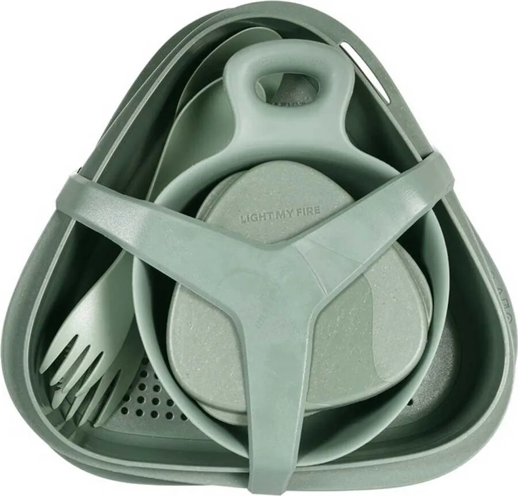 Light My Fire Outdoor MealKit Sandygreen : Vaisselle Bio Compacte