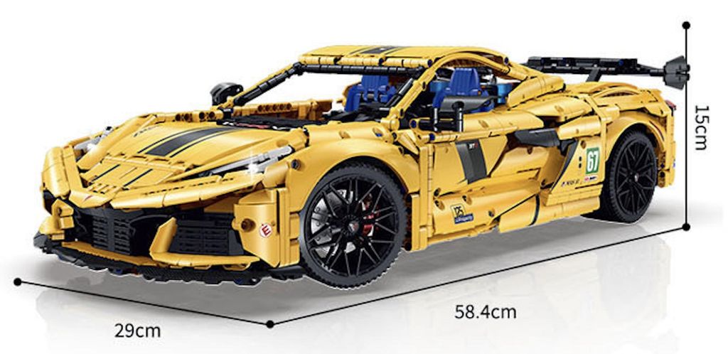 Guly 10622 Kervette Sportcar – Klemmbaustein-Technic-Set Produktbild 