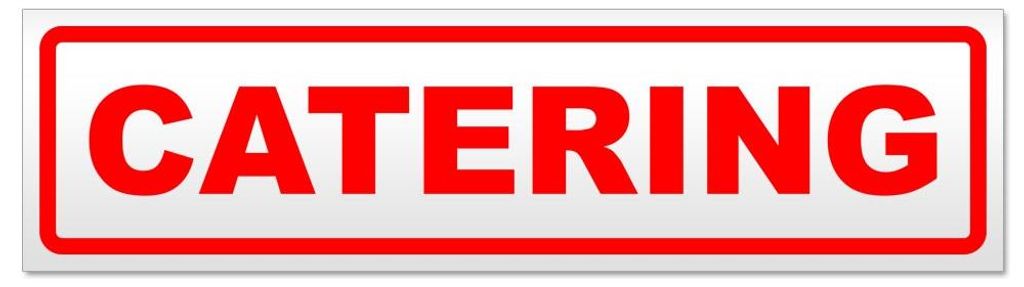 Kiwistar - Autoaufkleber - Rot - 45 x 12 cm - Catering - Hinweis Aufkleber Sticker für Auto, Kfz, Fahrrad, PKW, LKW