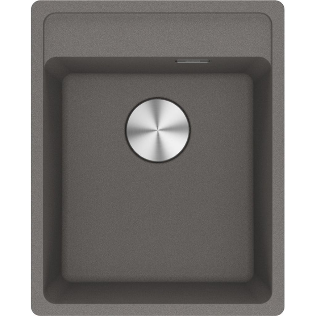 Franke Einbaubecken Maris MRG 210-37 A Fragranit flächenbündig einbaubar, Steingrau, Druckknopfventil