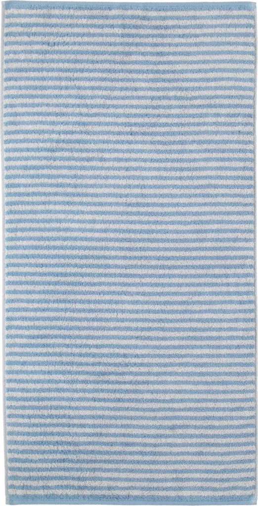 Cawö Campus Handtuch 955 Streifen Farbe sky Größe 50x100 cm