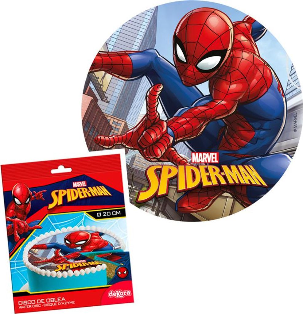 dekora - Spiderman Essbare Oblate - Dekoration Für Produktbild 