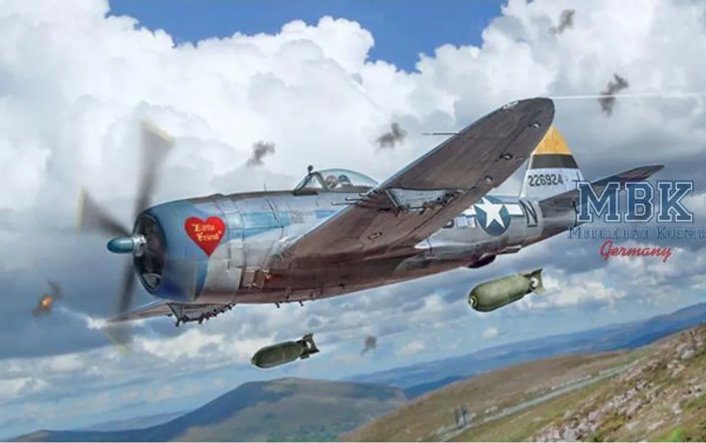 Maquette P-47D Thunderbolt 1:48 - Modèle ultra détaillé E.T.O. 2835 - 2