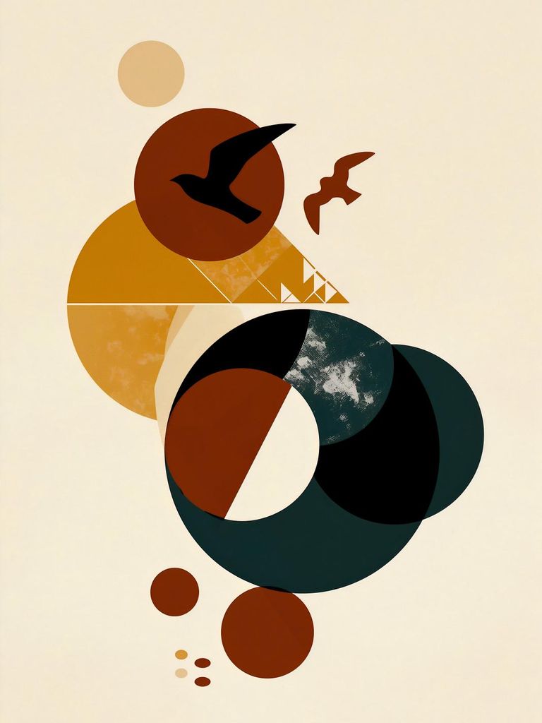 Poster 15x20cm Kosmische Migrationen