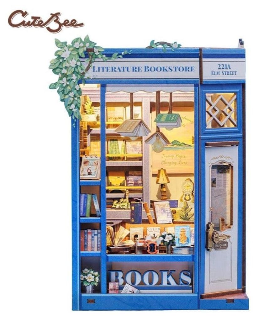 Book Nook Literature Bookstore 17 x 12 cm Produktbild 