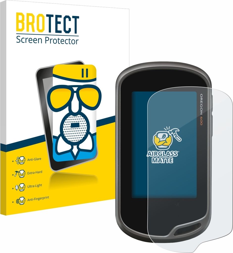 BROTECT Entspiegelungs Schutzglas für Garmin Oregon 600 Schutzfolie Panzer Folie Glas Display Schutz matt