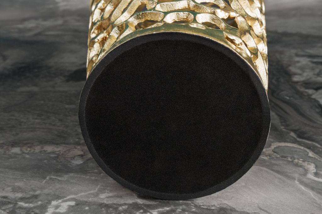 Filigrane Vase ABSTRACT LEAF gold 65cm Produktbild 8