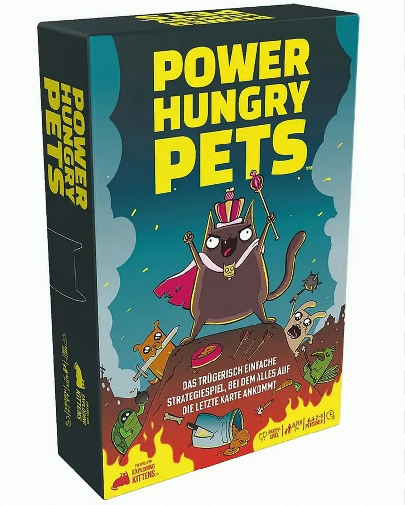 Power Hungry Pets Jeu de Cartes Déjanté Créateurs Exploding Kittens - 5