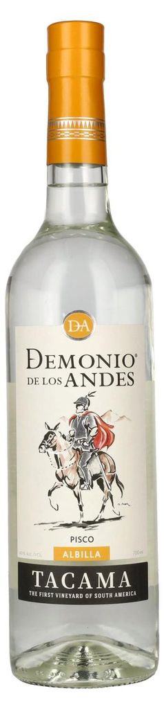Tacama Demonio de los Andes ALBILLA Pisco 40% Vol. 0,7l