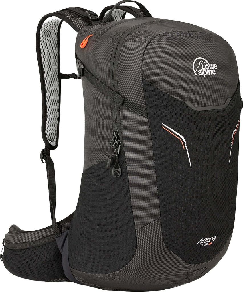 A studio shot of a backpack.