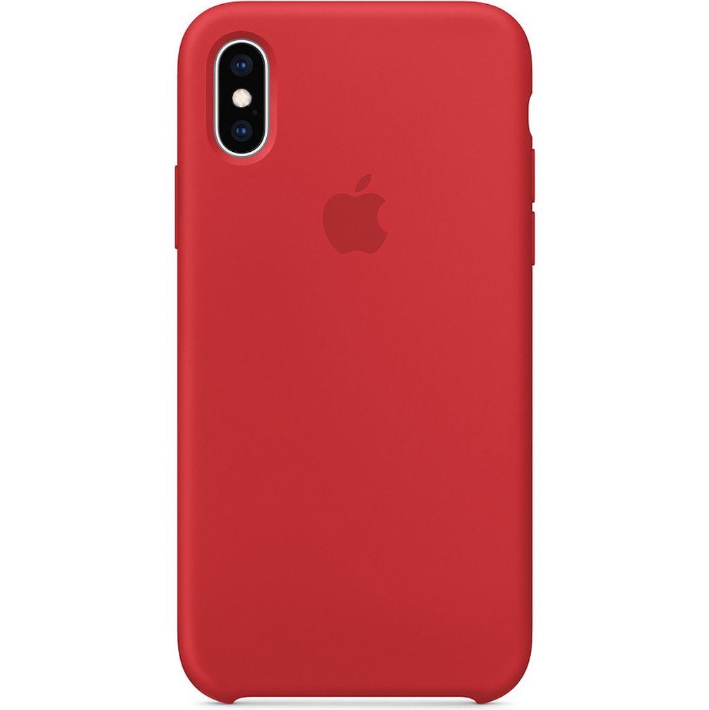 Silikonové pouzdro červené pro Apple iPhone Xs / X Obrázek produktu 