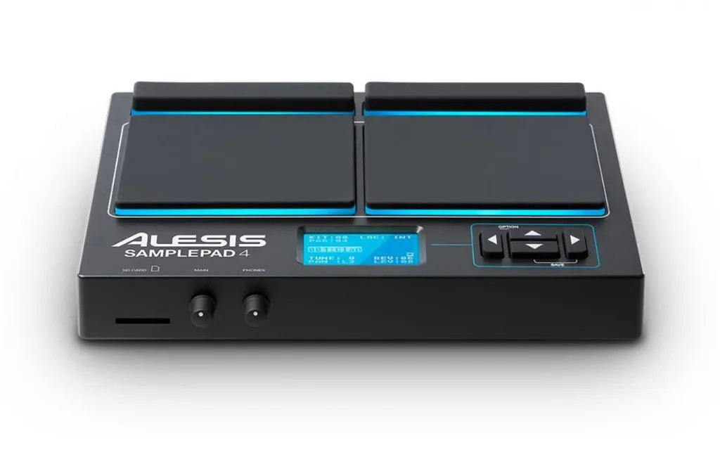 Alesis Sample Pad 4 - Instrument de Percussion à 4 Pads avec Entrée SD