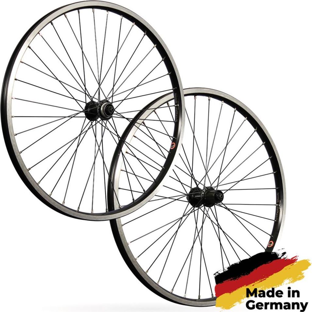 26 Zoll Laufradsatz Security 3 Hohlkammer Shimano M3050 Disc schwarz