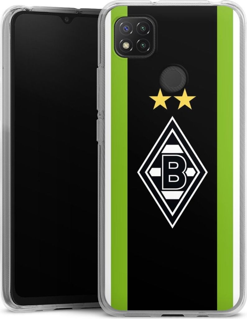 DeinDesign Handyhülle für Xiaomi Redmi 9C Silikon Hülle Case Smartphone Schutzhülle Borussia Mönchengladbach Gladbach Logo