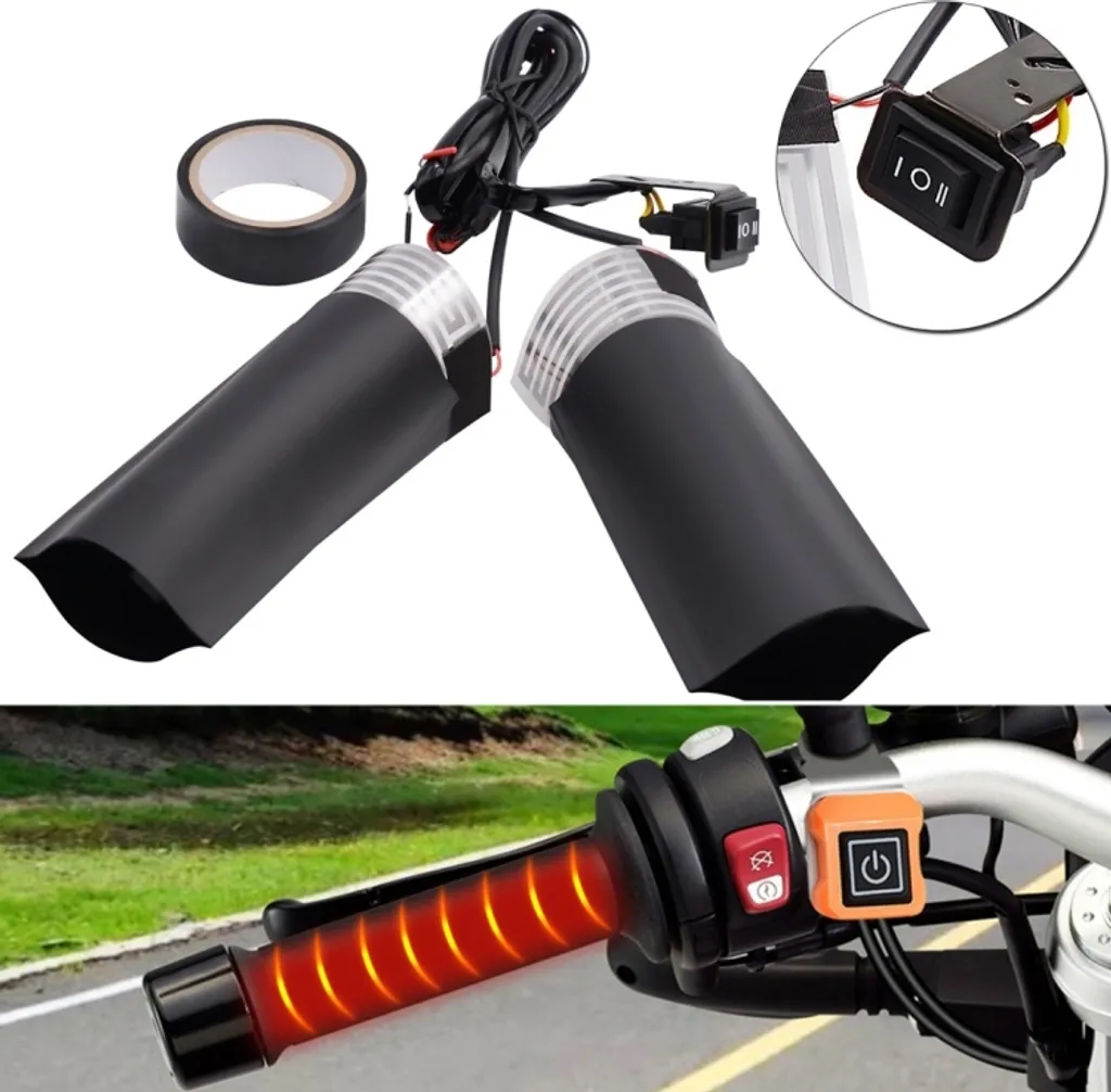 Kit Riscaldamento Manubrio Moto CS-043A1 12V High-Tech PET