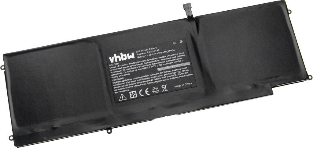 vhbw Akku kompatibel mit Razer RZ09-0196G10, RZ09-01964E31, RZ09-02393E31, RZ09-1962E11 Notebook (4640 mAh, 11,55 V, Li-Ion)