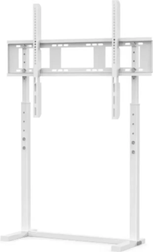 Support TV blanc ultra fin inclinable 26-75 pouces gain de place max