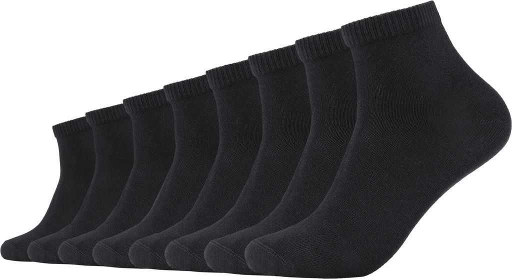 s.Oliver Kurzsocken Essentials im praktischen 8er Pack black 35-38