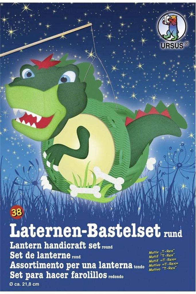 URSUS Laternen-Bastelset "Dino 2" T-REX Produktbild 
