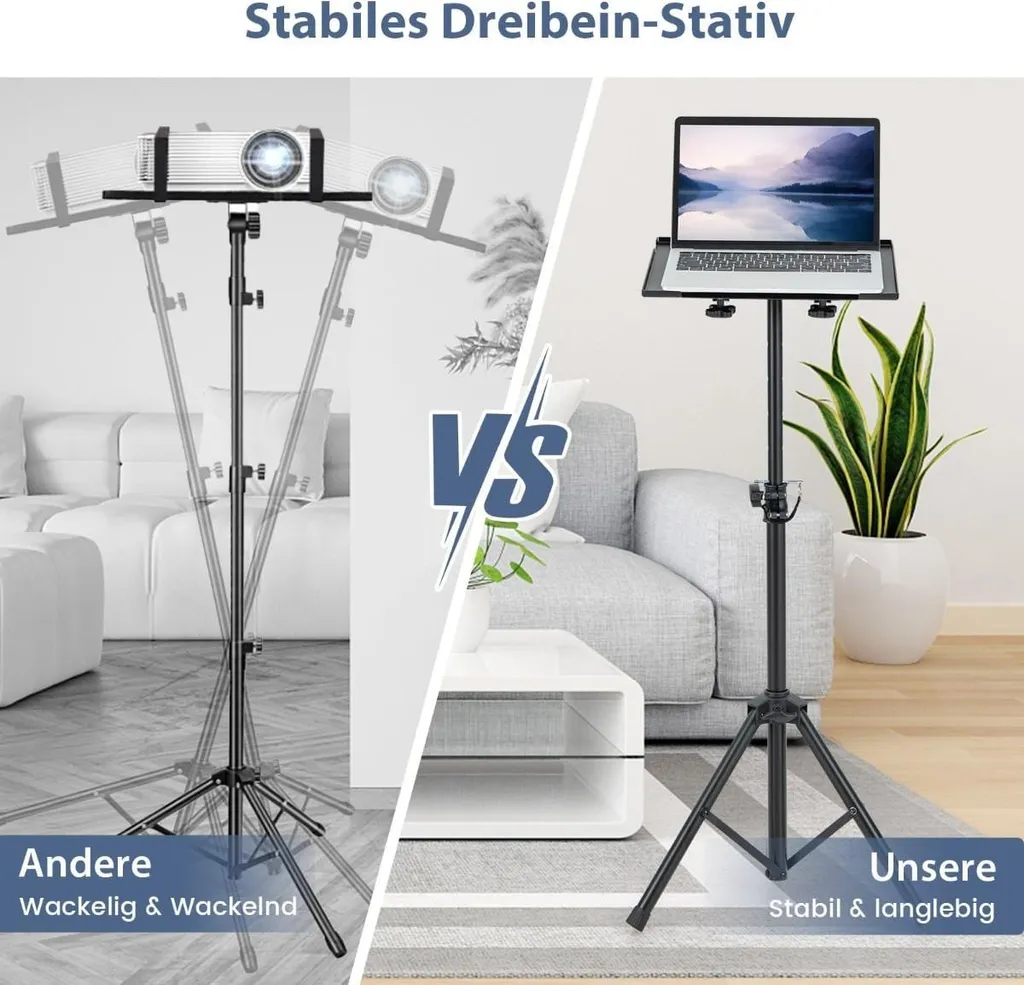 Support projecteur stable : corrigez l'angle de projection avec ce plateau