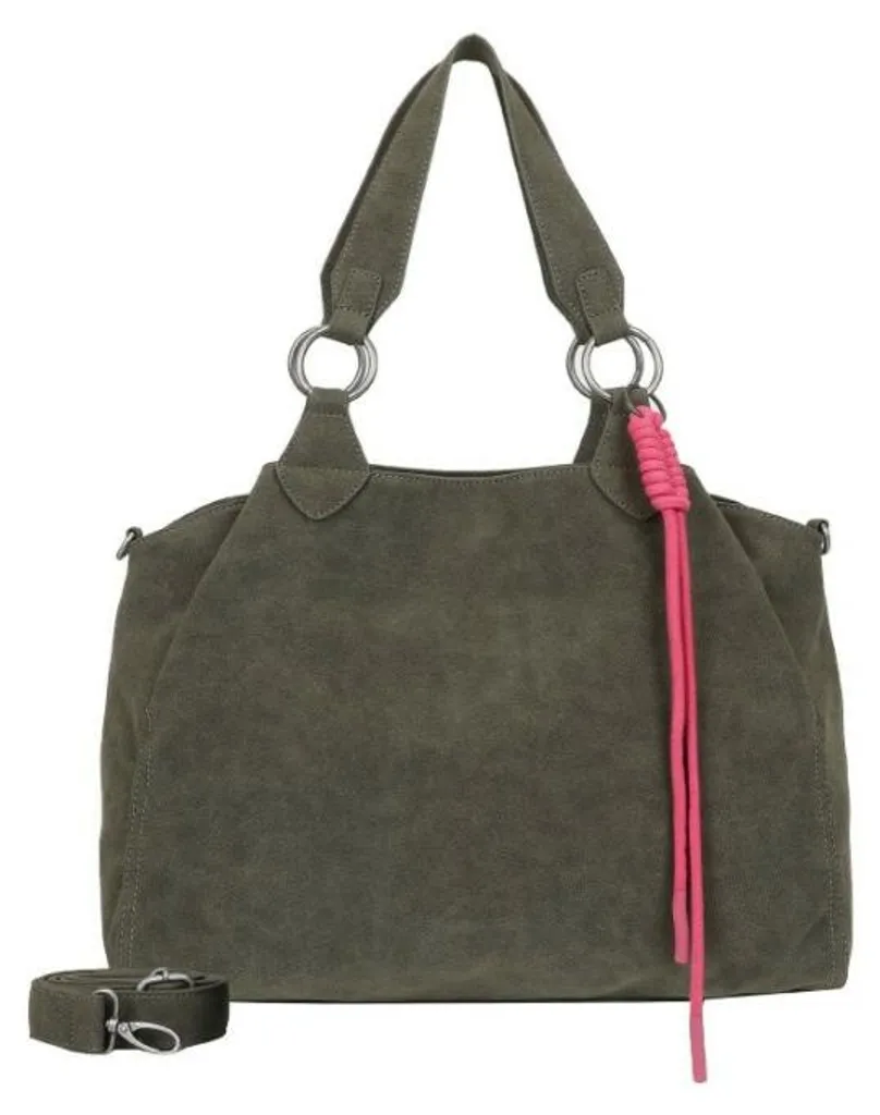Sac Maia Suede Jacky Shopper 40 cm : Rangez Tout avec Style et Facilité