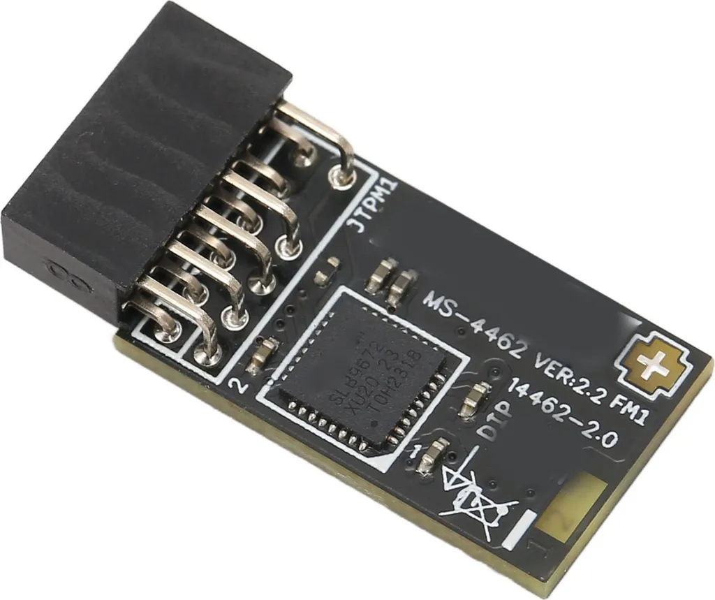 Gintai TPM 2.0 Modulo SPI 12Pin Per Schede Madri MSI AMD B550/B650/X570S/X670/A520M – Chip Infineon SLB9670, Compatibile MS-4462 - 2