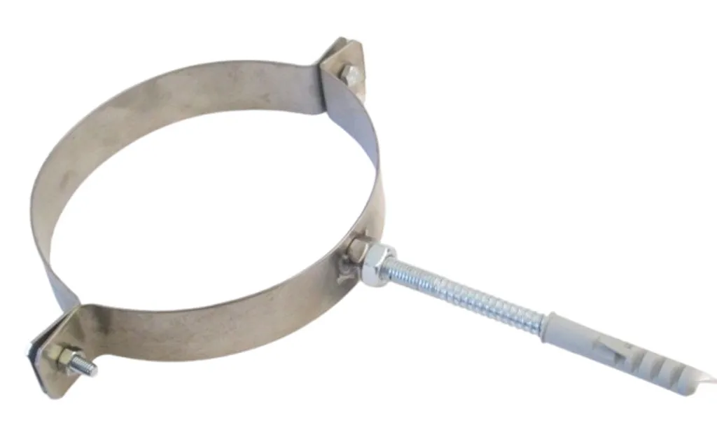 Fissaggio a Muro Camino Inox 220mm | Sicurezza e Silenzio per la Casa