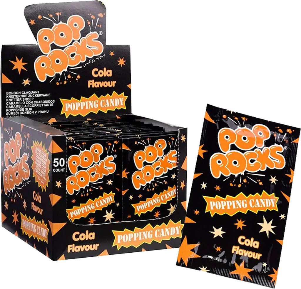 Pop Rocks praskajúce granule s príchuťou koly 50x7g Obrázok produktu 