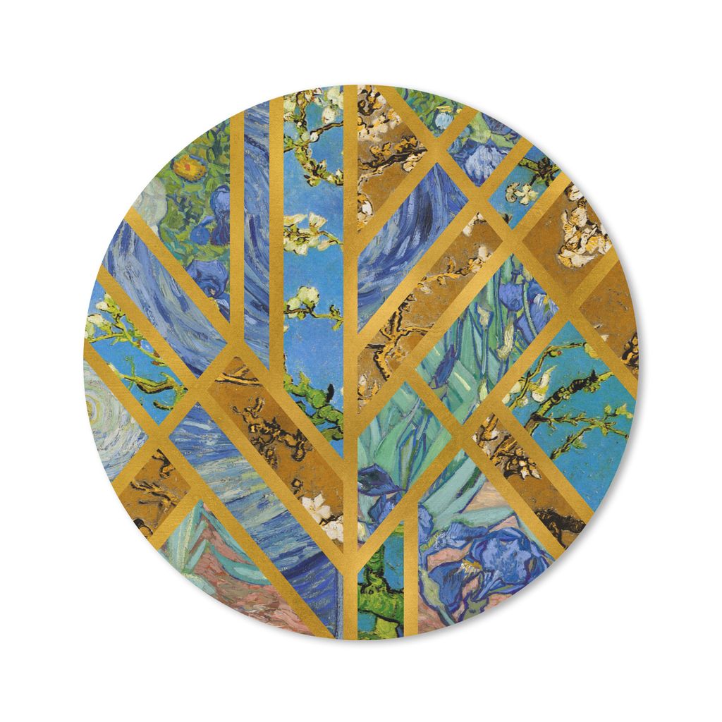 MuchoWow Mauspad Mousepad Van Gogh - Alte Meister - Kunst 20x20 cm - Mousepads - Maus Mat - Pad - Mausunterlage - Schreibtischmatte