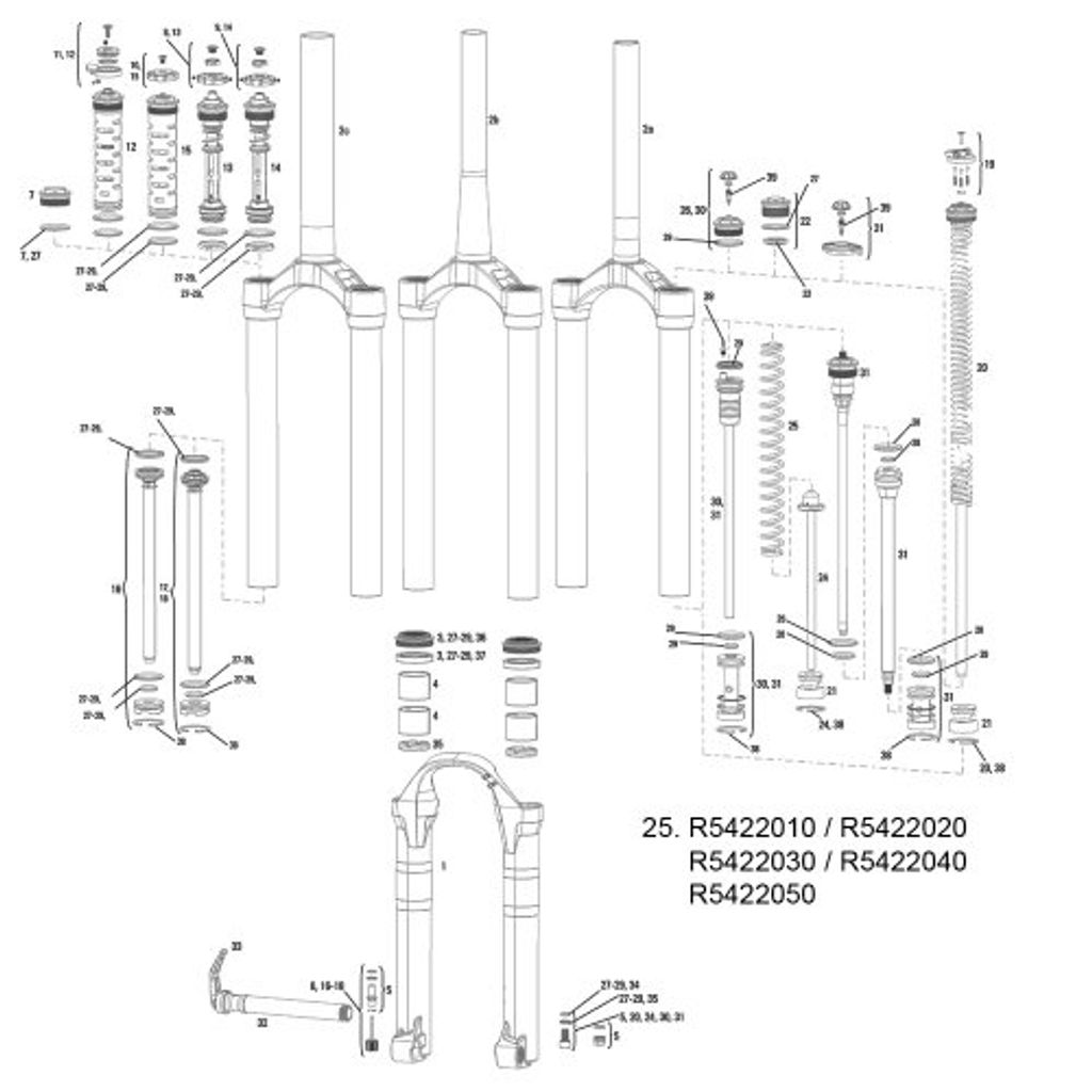 RockShox Feder Lyrik Mittel 170 Mm Produktbild 