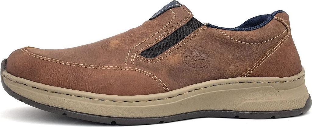 Scarpe da uomo Rieker, mocassini marroni, casual Immagine del prodotto 