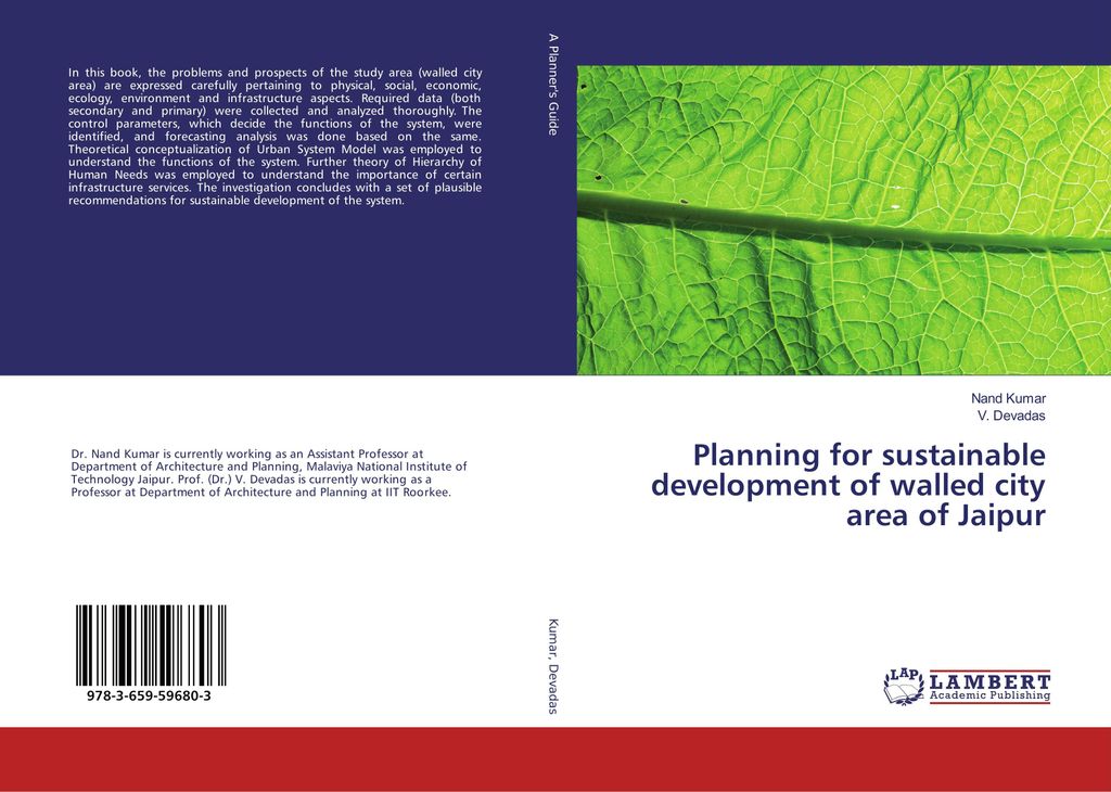 Planning for sustainable development of walled city area of Jaipur