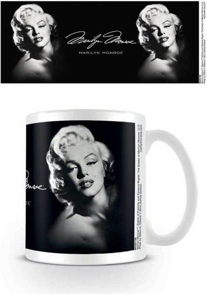 Marilyn Monroe - Noir - Keramik Tasse - Größe Ø8,5 H9,5cm Produktbild 