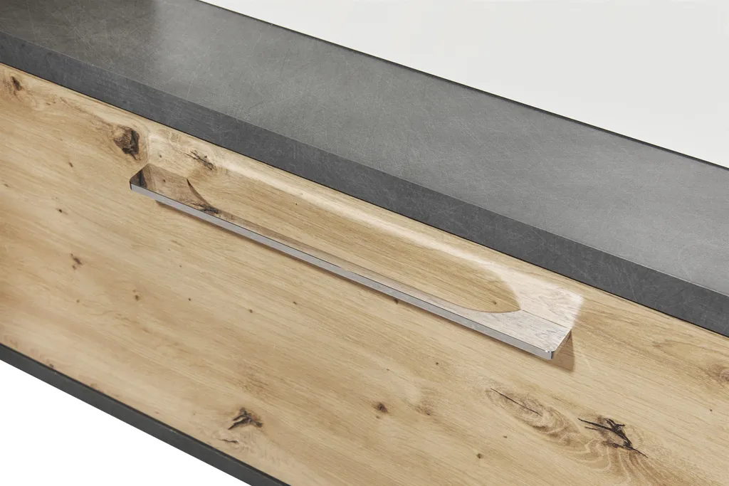 Meuble vasque Nebraska effet béton Matera 110cm - Finition Premium