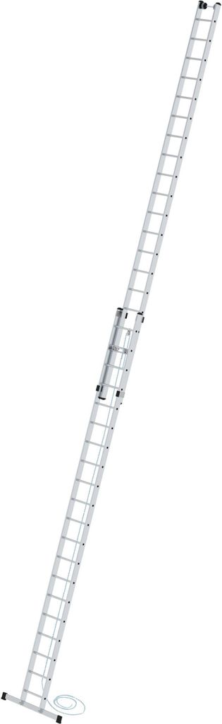 Sprossen-Seilzugleiter 2-teilig mit Standard-Traverse 2x20 Sprossen