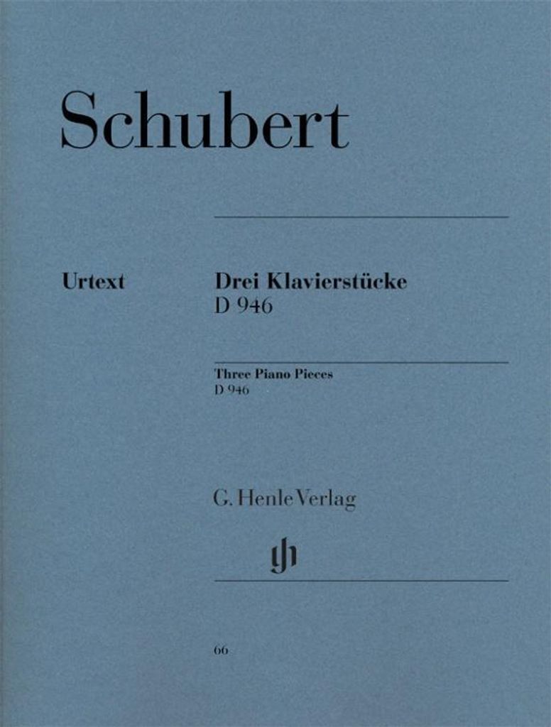 Schubert, Franz - 3 Klavierstücke (Impromptus) op. post. D Produktbild 