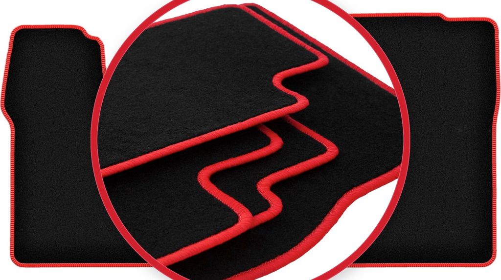 CARLUX-RED Autofußmatten für: MAN TGX LKW (2007-)