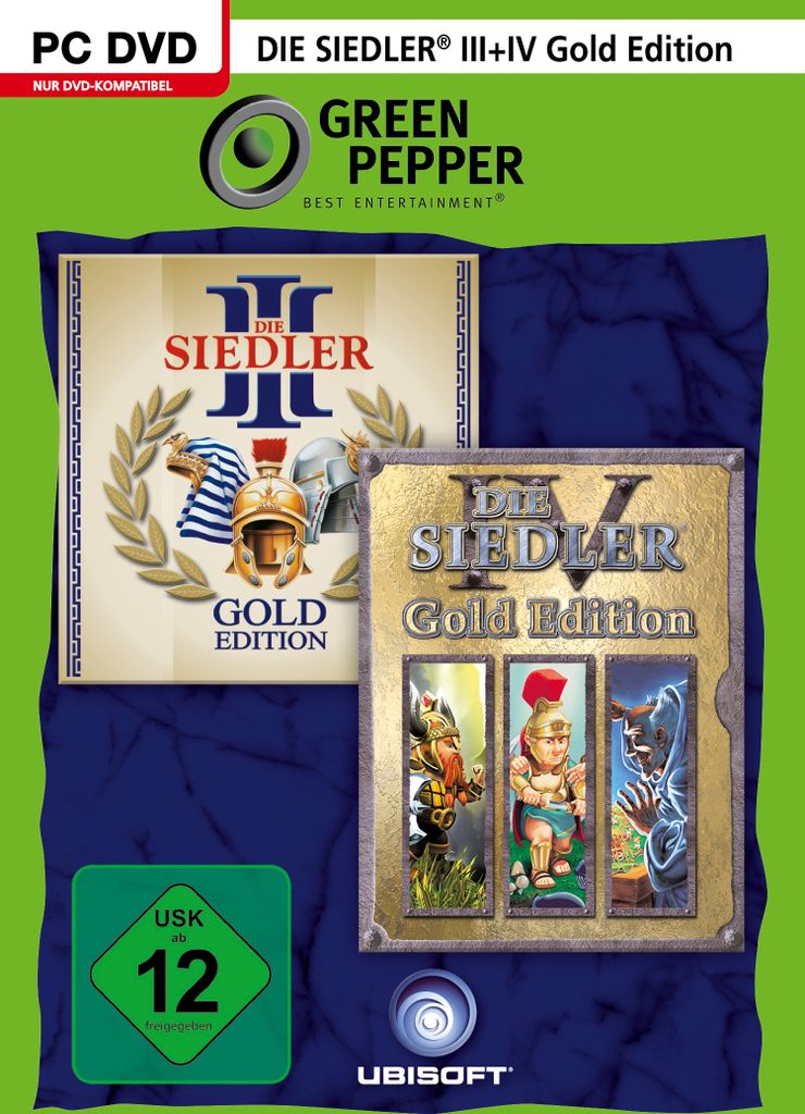 Siedler 3 Gold+Siedler 4 Gold - PC Produktbild 