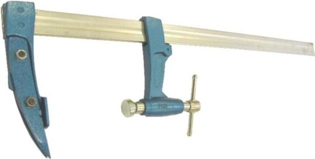 Zimmermannszwinge URKO - Klemmung 600mm - Ausladung 120mm - Schiene 35x8mm - 4003J