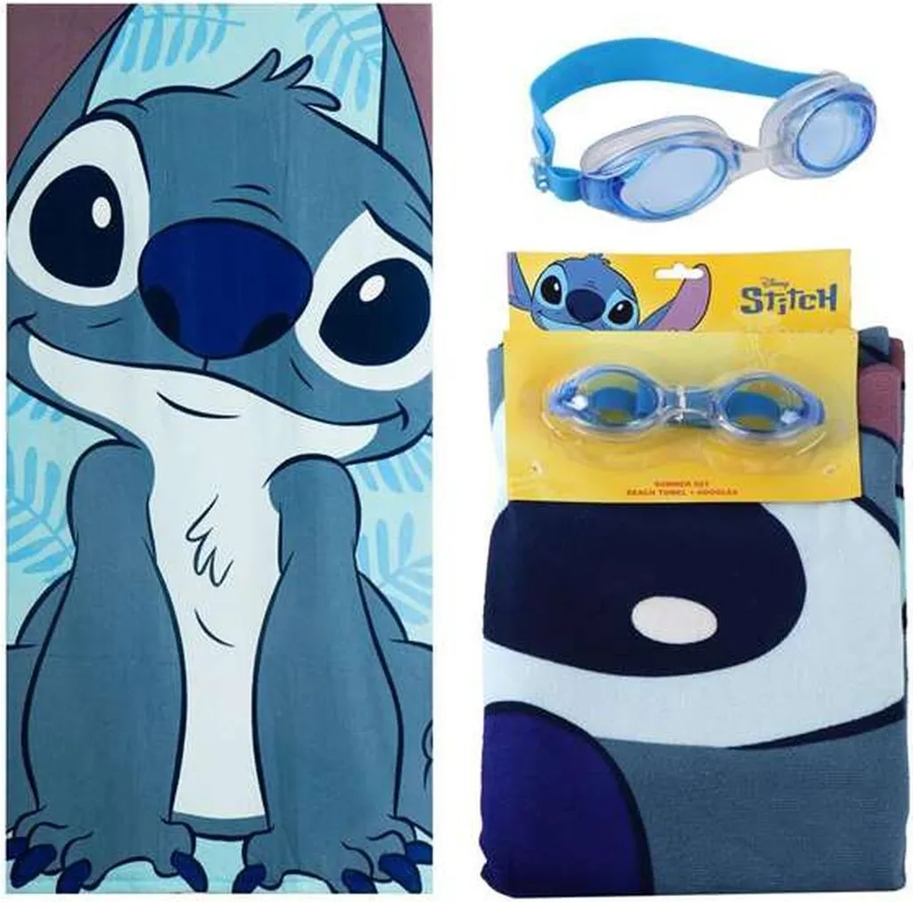 Asciugamano di Stitch per Mare e Bagno - Telo Blu Disney 100% Qualità