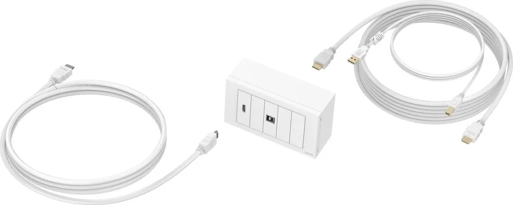 Finissez-en avec les Câbles Encombrants : Pack Vision 4K Faceplate 5m