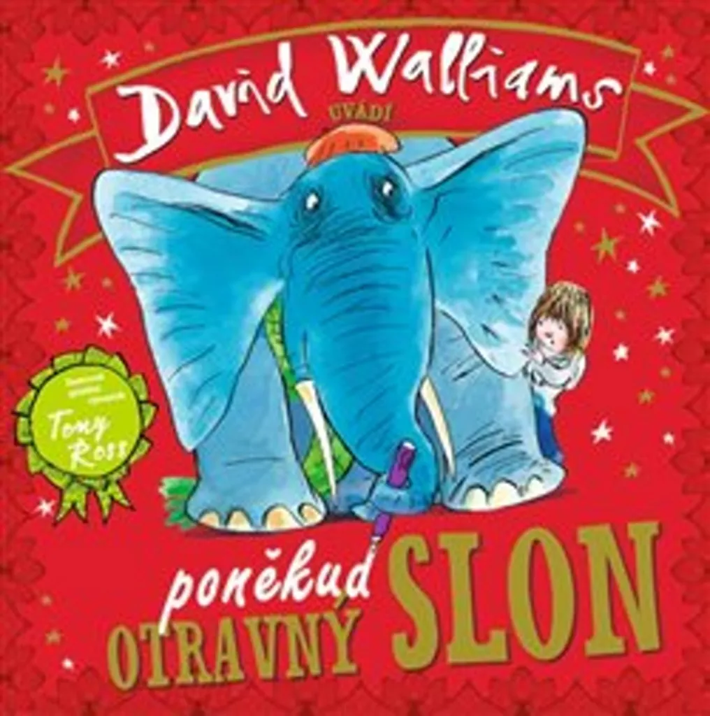 Album illustré Eléphant Encombrant David Walliams avec dessins couleur