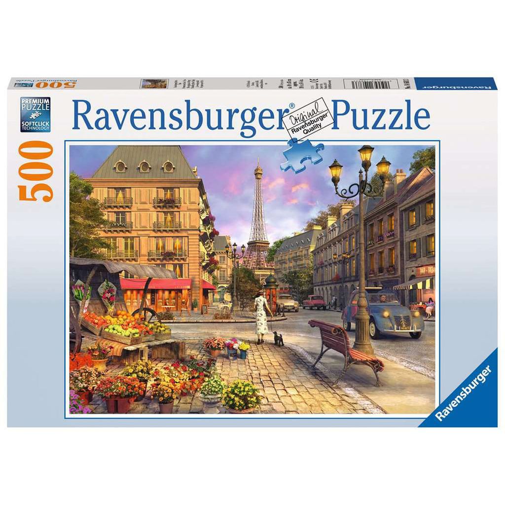 Ravensburger 14683 Puzzle Spaziergang durch Paris 500 Teile Produktbild 